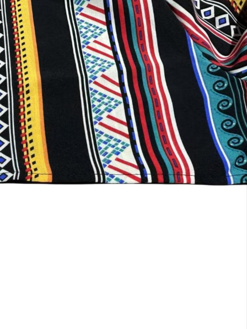 Product Introduction of Women's Striped Print Shorts, Casual Comfy Shorts for Daily Wear, Ladies Bottoms for All Seasons 7
