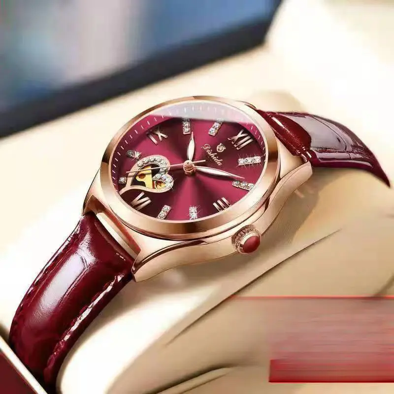 Good-looking Watch Women's Non-Automatic Mechanical Watch Kuaishou and Douyin Hot Sale Luminous Women's Watch Waterproof Women's Watch Student Watch Couple Watch Birthday Watch @ 240#