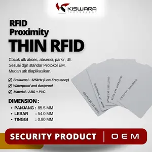 Kartu RFID Proximity 125 Khz Card RFID Tag [100pcs]