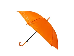 De'Ombrello! (048A) Payung Standard Otomatis Warna Polos Biru Navy Hitam Anti UV Premium Quality