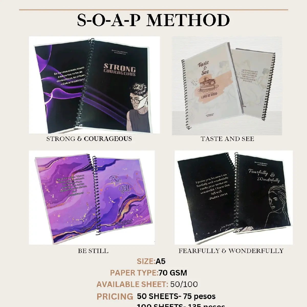 Notebook Journal -SOAP Method - TikTok Shop Philippines