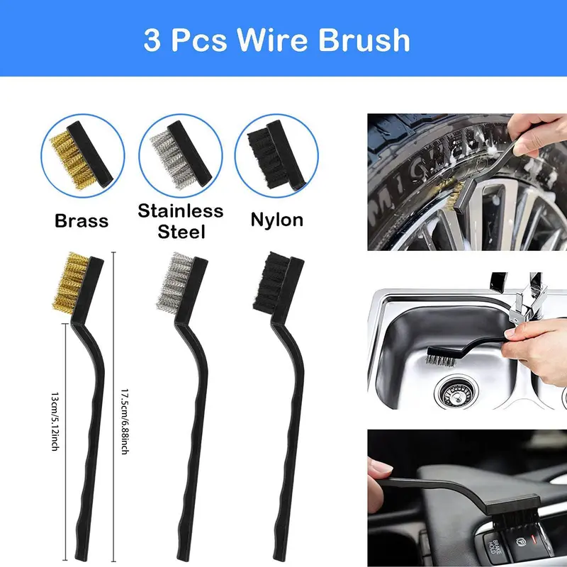 Car Cleaning Tool Set, Car Wash Tool Set, Car Cleaning Kit, Car Detailing Brush Set, Car Wash Accessories, Professional Car Cleaning Tools 3