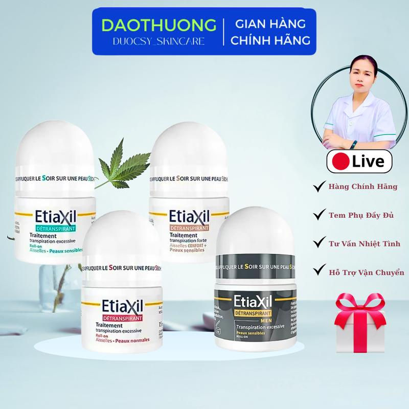  Lăn nách khử mùi Etiaxil Detranspirant  từ Pháp  lọ 15ml Giúp khử mùi 