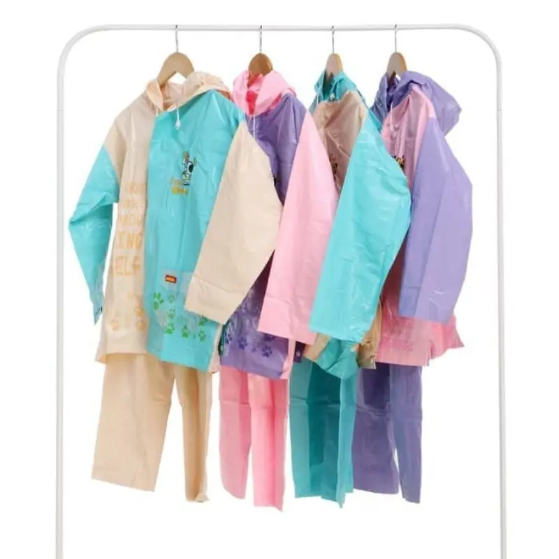Elmondo 606 Jas Hujan Backpack Jaket + Celana Remaja Anak Cream 6