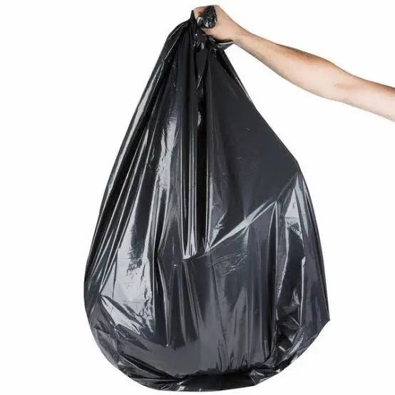 1kg Polybag Kantong Plastik Sampah LLDPE Hitam Trashbag Tempat Sampah Plastik 60x100cm Tebal 0.04 4