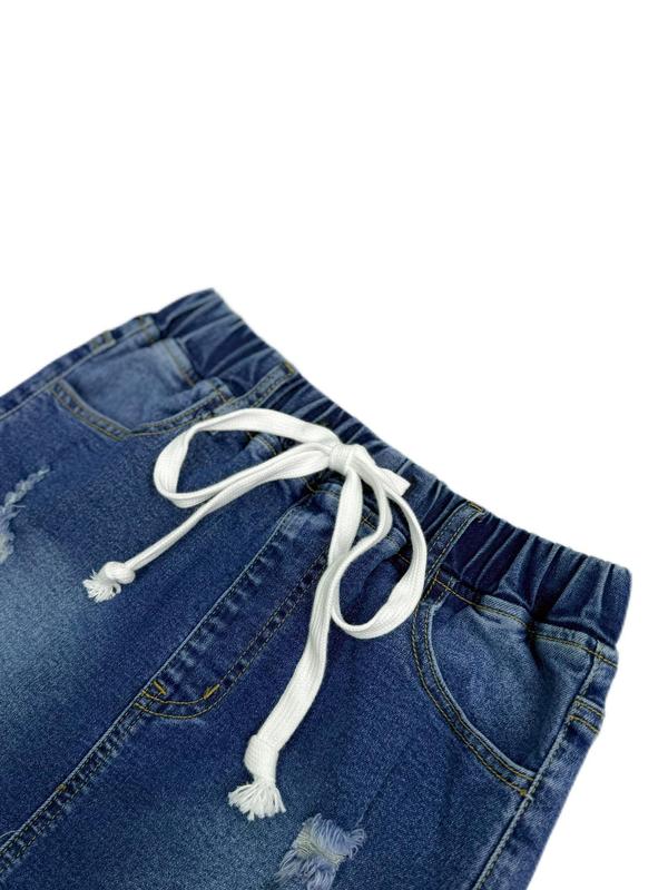 Women's Denim  Skirt, Fashion Casual Pocket Design Skirt for Daily Outdoor Wear, Women Bottoms for Summer 4