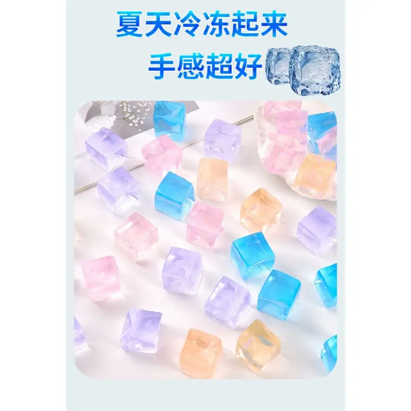kreatif mainan jelly es batu / squishy slime mainan pelepas stres anak dan dewasa / souvenir 2