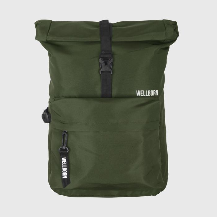 Gambar Wellborn Roll Top Daily Bag Army  Backpack - All dari Wellborn Kota Bandung Tokopedia