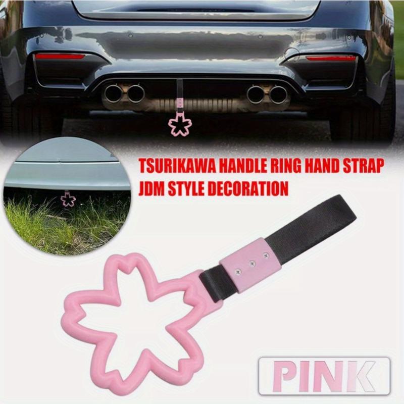 Product Introduction of JDM TSURIKAWA Flower Subway Train Bus Handle Strap Charm Drift New 42