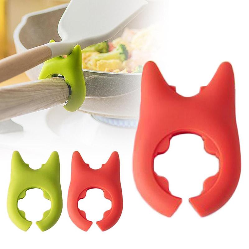 Universal Storage Rack Household Stove Pot Spoon Pot Pan Holder Spatula Bracket Clip Heat Resist 0