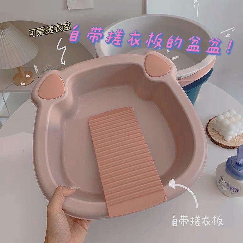 Product Introduction of Chậu rửa, dày, nhựa, thích hợp cho ký túc xá sinh viên bắt đầu đi học, với máy giặt, bồn rửa gia đình, với máy giặt, chậu giặt 2