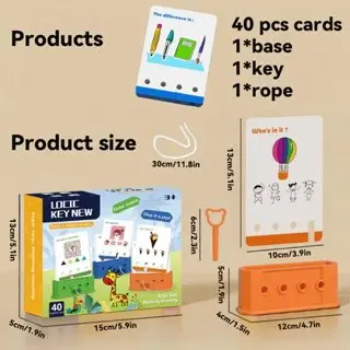 Flash Card Pendidikan Anak - Mainan Pendidikan untuk Meningkatkan Fokus, Kecerdasan Otak, dan Daya Ingat | Kartu Belajar Bahasa Indonesia & Inggris Model [Model Name] - 10x15 cm