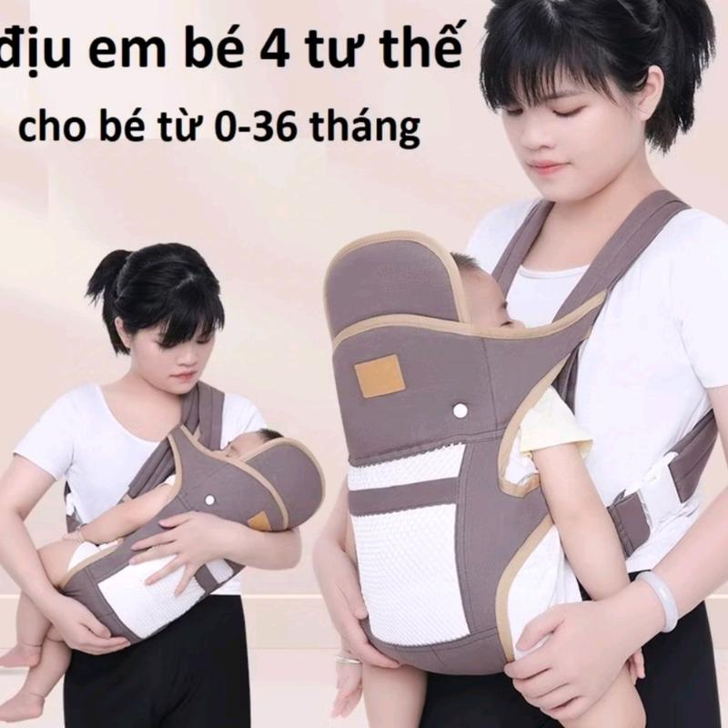 Địu em bé 0_36 tháng mềm êm, lưới thoáng khí giúp bé không bị nóng. Cho Bé Voi emoon nằm