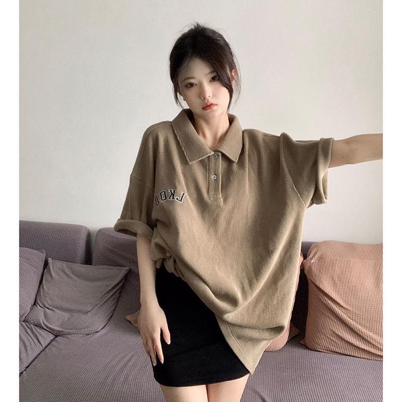 Áo Polo Unisex Tay Lỡ In Kiểu Chữ Đẹp Xuất Sắc Năng Nộng Đơn Giản TTQ0469