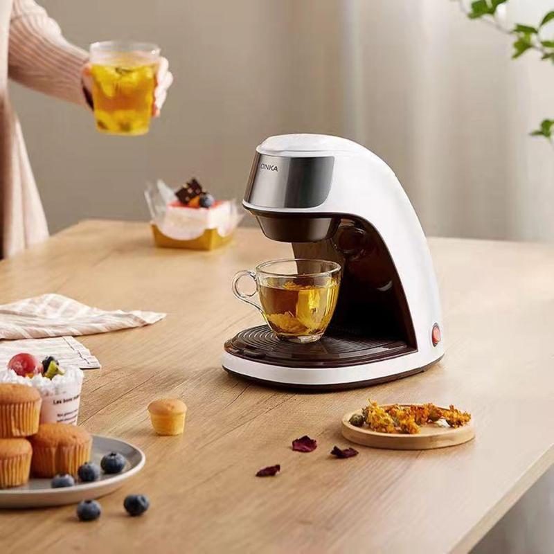 Máy Pha Cà Phê MINI KONKA, Máy Pha Cafe Tại Nhà Nhỏ Gọn Nhanh Chóng, Có Lưới Lọc Tiện Lợi