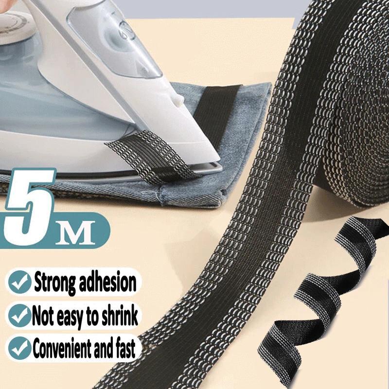 Product Introduction of Tampal Seluar Pelekat Sendiri, Tersedia dalam 1 / 2 / 3 / 5 Meter, Memperpendek Tepi Mulut Seluar, Tampalan Tidak Memotong Diperlukan, Sesuai untuk Aksesori Fabrik Jahit DIY, untuk Pakaian 20