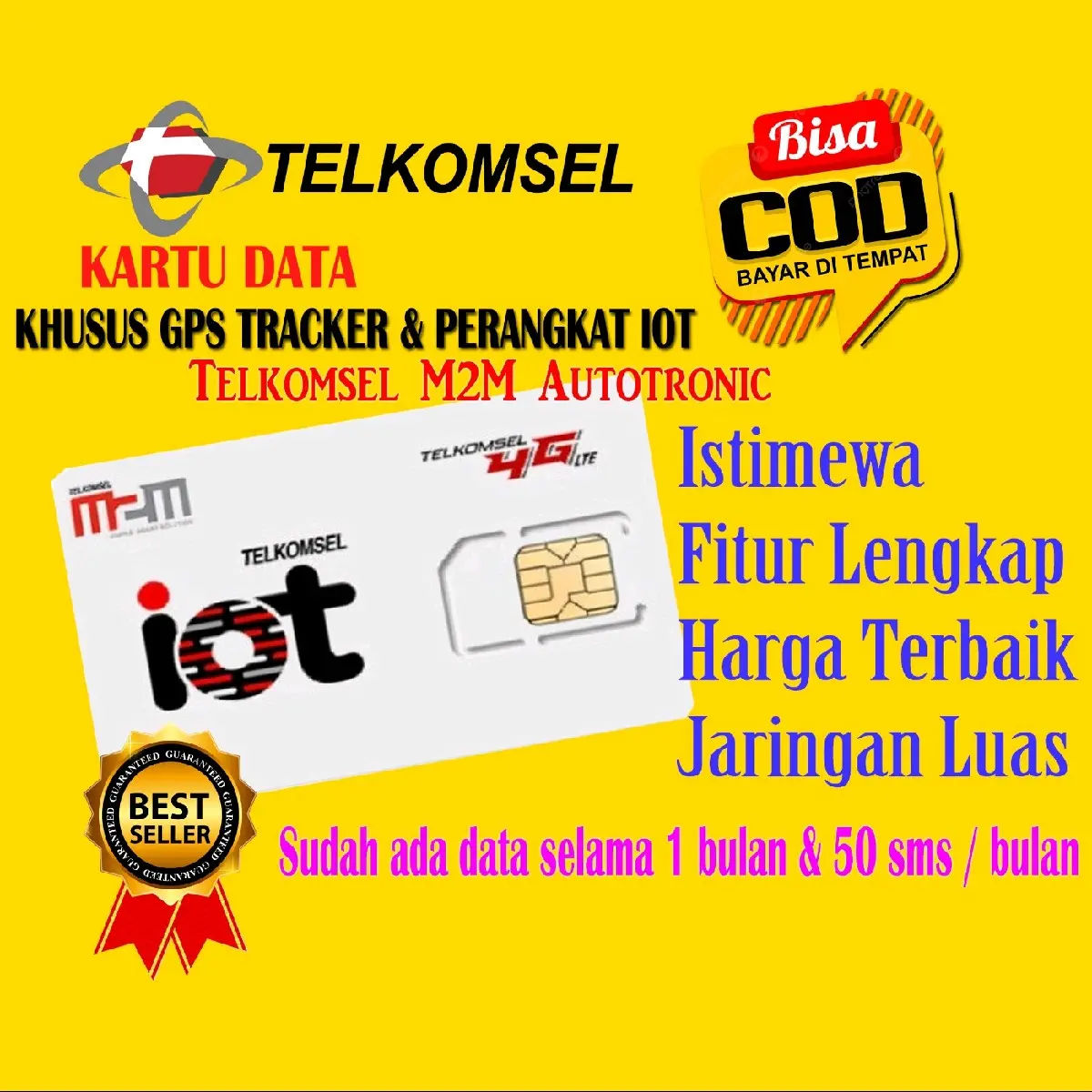 kartu khusus untuk gps tracker