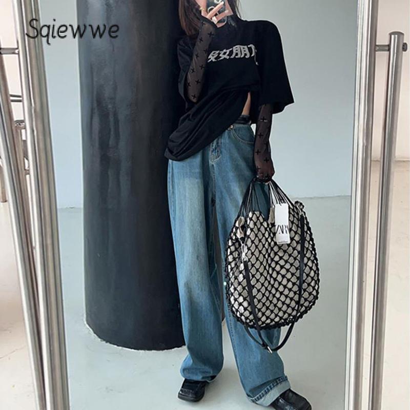 Product Introduction of SS24 Women Crop Cover-Up Tops Cross Print Sheer Long Sleeve Shirt Casual Pullovers for Club Streetwear Aesthetic Clothes 37