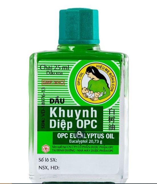 Dầu khuynh diệp OPC 25ml an toàn cho Mẹ và Bé Cho Bé