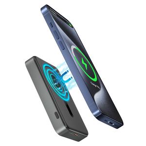 10000mAh Magnetic Wireless Power Bank, PD20W & PD18W Fast Charging Power Bank with Type-C Output/Input, Portable Charger for iPhone 15 Pro Max 14 13 12, Stocking Fillers Gift, Travel Accessories