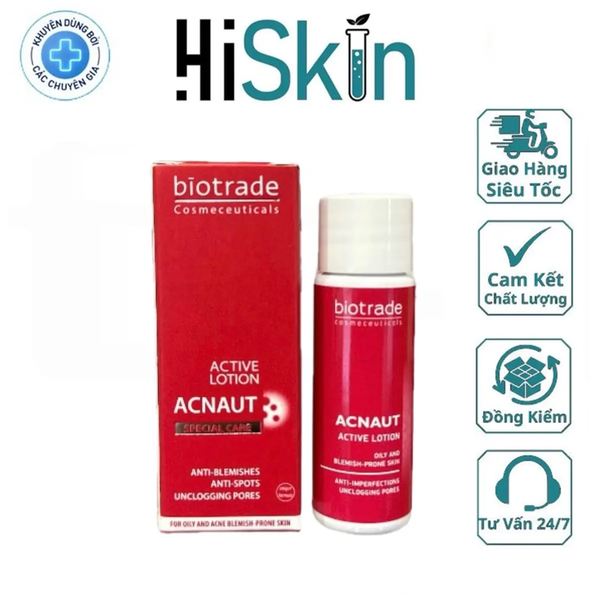 Lotion Chấm Mụn Biotrade Acnaut Active Phiên Bản Cải Tiến 15ml