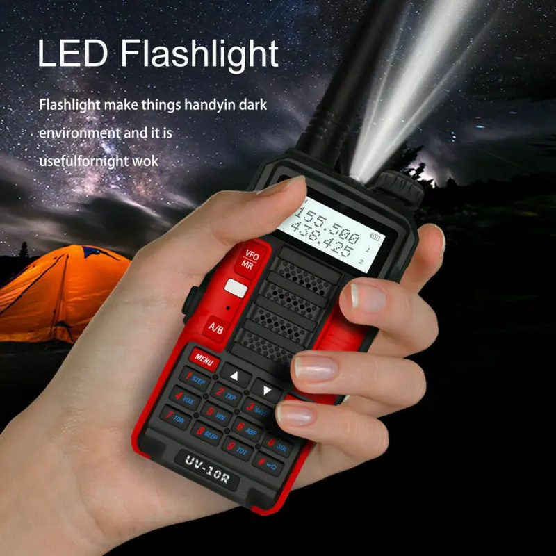 Handy Talky Baofeng UV10R UV 10R  Dualband VHF UHF 400-480 MHz HT Jarak Jauh 4