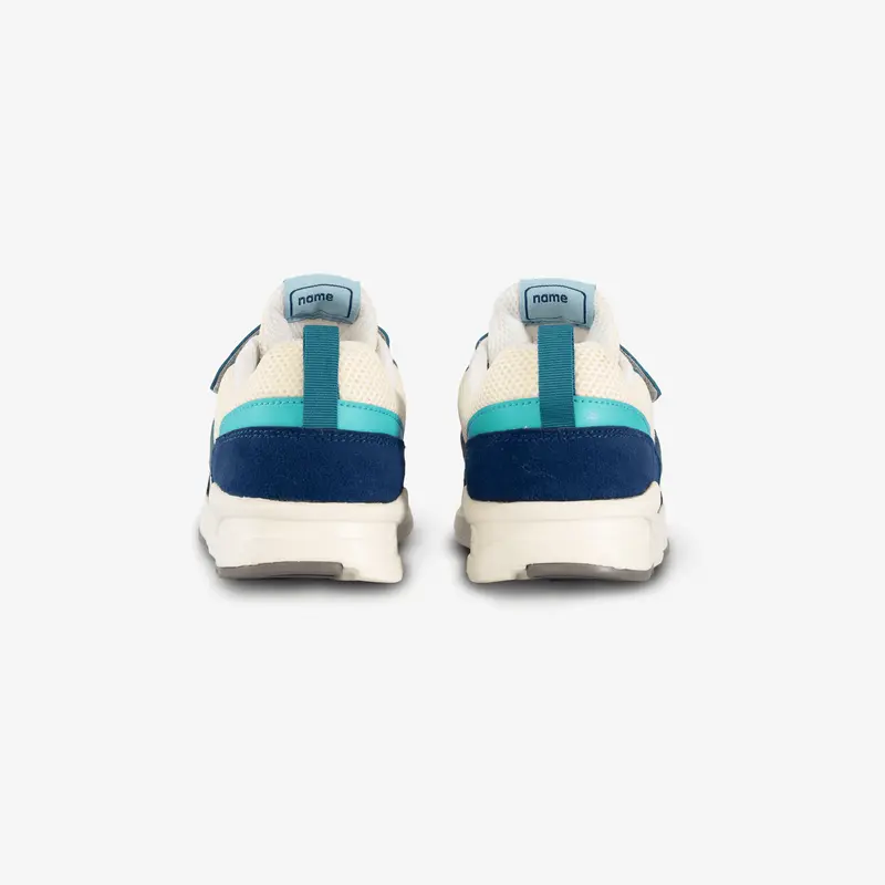 STUVW Eon Sail Blue - Sepatu Sneakers Anak Biru dan Krem Fashion 4