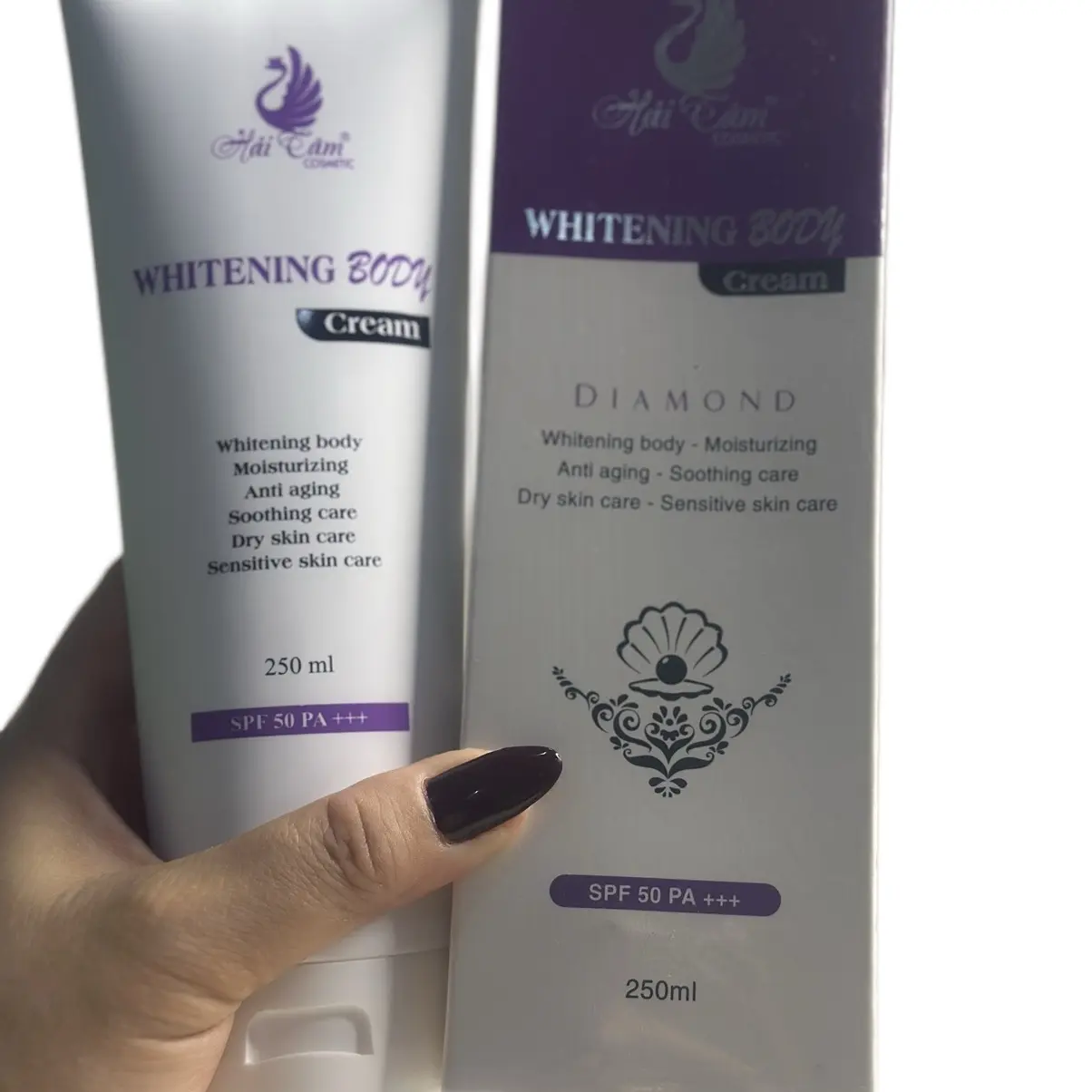 Body Kim cương HTCHINE chống nắng dưỡng ẩm và dưỡng trắng Collagen