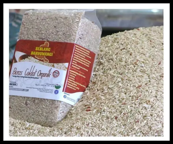 Beras Coklat Organik Seblang Banyuwangi Nasi 0