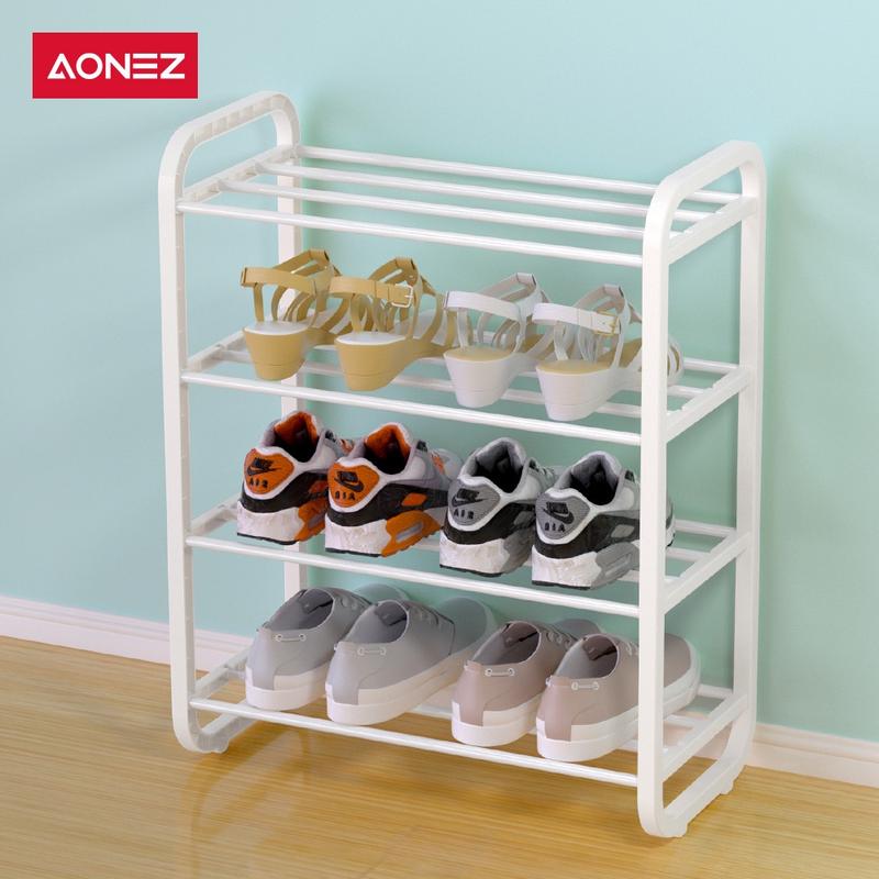 Product Introduction of 【COD】AONEZ Rak Sepatu Serbaguna 4 Susun Tempat Sepatu Rak Sandal 3