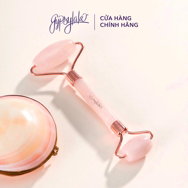  Thanh Lăn Massage Thạch Anh Hồng Mặt Premium Skincare SP003950 Gypsy.lala 