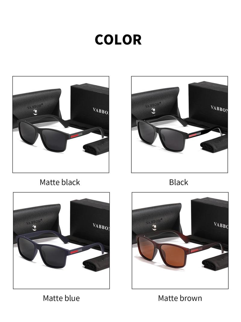 Product Introduction of Unisex Retro Business Polarized Sunglasses, 2024 New Style Trendy Casual Classic Driving Sun Protection Sunglasses, Fashion Accessories for Outdoor Activities 2