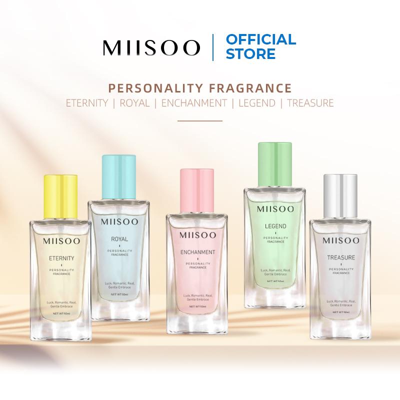 MIISOO Parfum EDT/Parfum Eu de Toilet 50 ml Parfum Wanita/Parfum Pria Parfum Unisex/Wangi Kuat dan Tahan lama Perfume 1