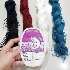 ENAR NYLON MARLIN N0. 3 S/D 90 HITAM PUTIH HIJAU COKLAT DIJUAL PER IKAT KECIL