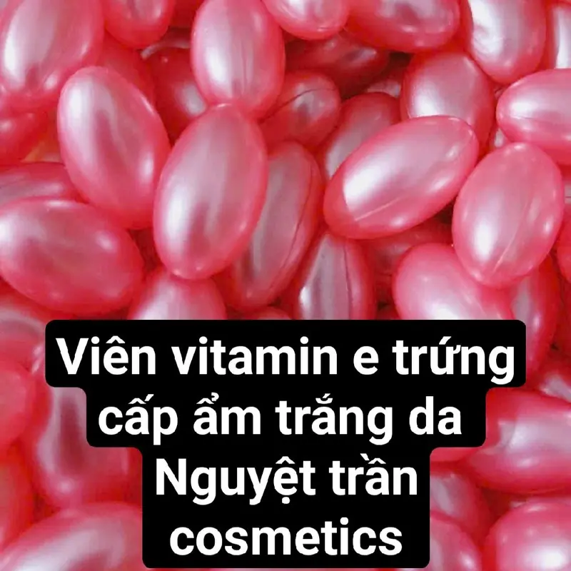 viên vitamin e trứng cá siêu to cấp ẩm dưỡng trắng làm đẹp da  Làm Đẹp Da Serum Chăm Sóc Da Skincare Women Nữ vitamin  e  thái  lan 0