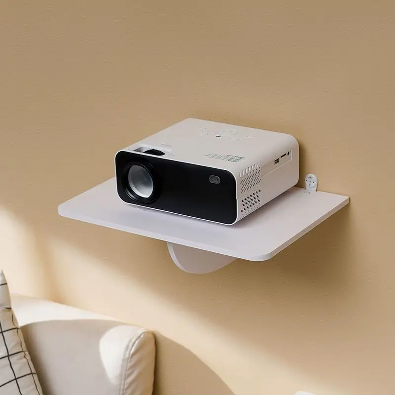 Wall-Mounted Punch-Free Projector Bracket Router Bracket Bedside Wall Hanging Decoration Storage Rack Wall-Mounted Wifiwall Hanging