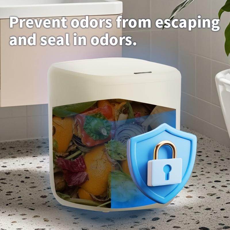 Product Introduction of A large kitchen trash can with a capacity of 19 liters/5.08 gallons, with lid, plastic oval non-touch sensor trash can, odor sealing technology, dry battery power 14