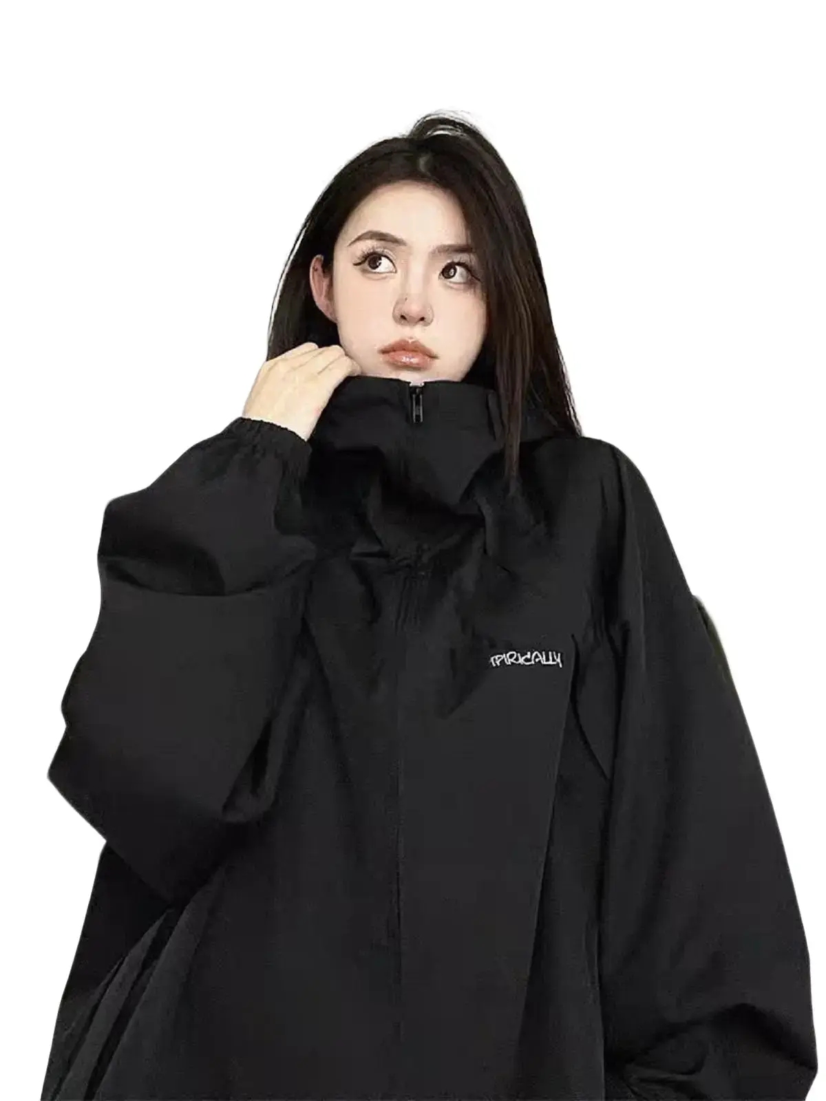 Áo Khoác Dù Nam Nữ 2 Lớp Form Unisex Chữ Trước Có Nón Chống Nắng Đơn Giản - NGỌC NGUYỄN CLOTHER Top Jacket Jean