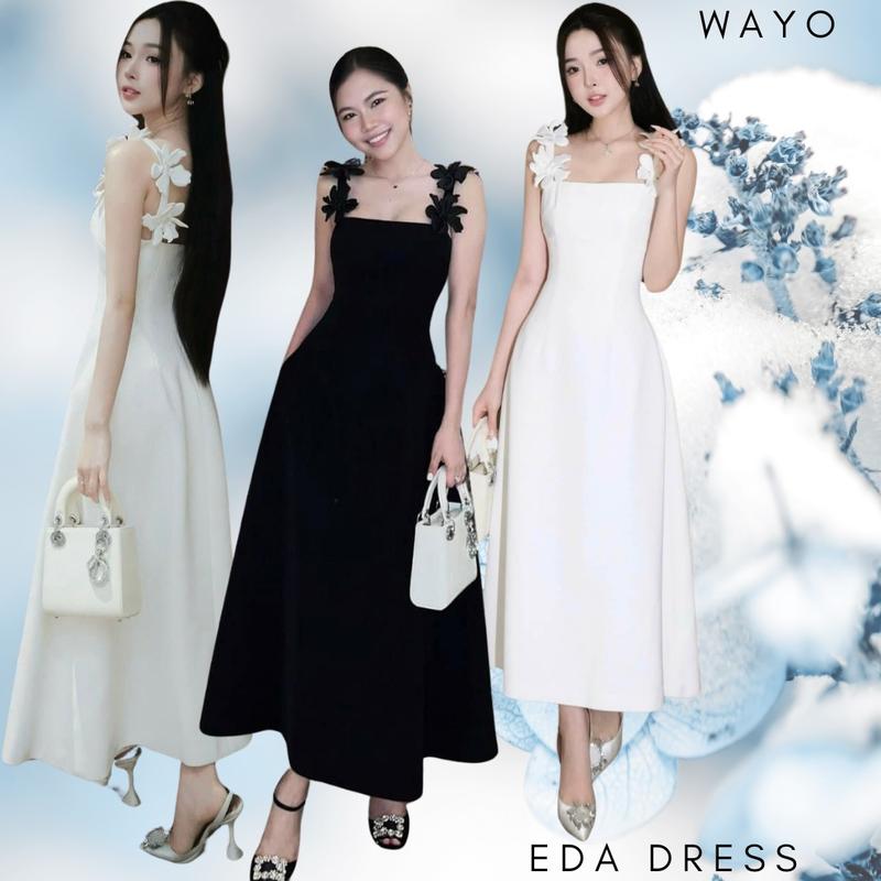 Product Introduction of [Eda Dress] Đầm WAYO thiết kế 2 dây đính hoa dáng xoè dự tiệc xu hướng sang trọng xinh đẹp 22
