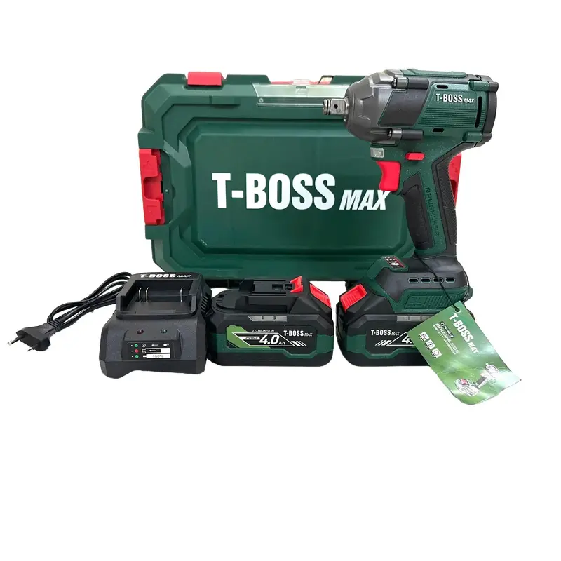 Chính Hãng - Máy Siết Mở Bulong TBOSS Max Model T21V-6618 Lực Siết 420Nm Với Cò Điều Tốc Siêu Mượt. Giúp Bắt Vít Bắn Tôn Dễ Dàng , Tiện Lợi 0