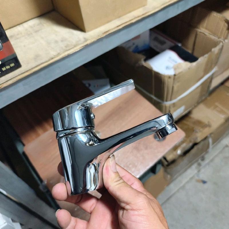 VÒI LAVABO ĐỒNG THAU NÓNG LẠNH 308 4