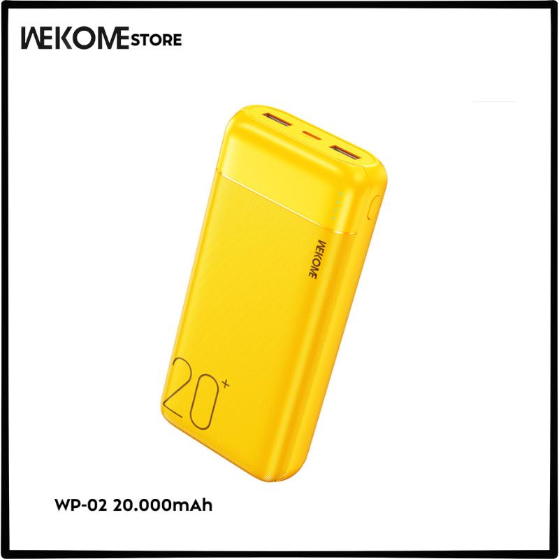 Sạc Dự Phòng WP-01 10000mAh WP-02 20000mAh 12W WEKOME Sạc Đồng Thời 2 Thiết Bị Màu Đen, Trắng, Vàng, Xanh Phụ Kiện 5