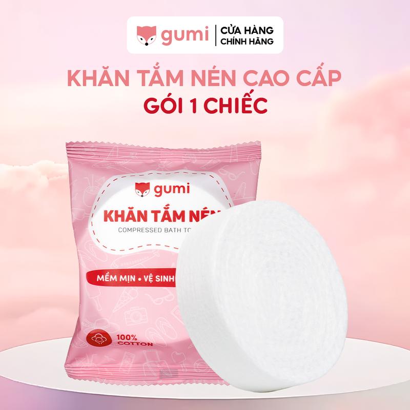 (Mall) Khăn tắm nén du lịch dùng 1 lần vải cotton siêu dai, siêu mềm không gây kích ứng da, nhỏ gọn tiện lợi dễ dàng mang