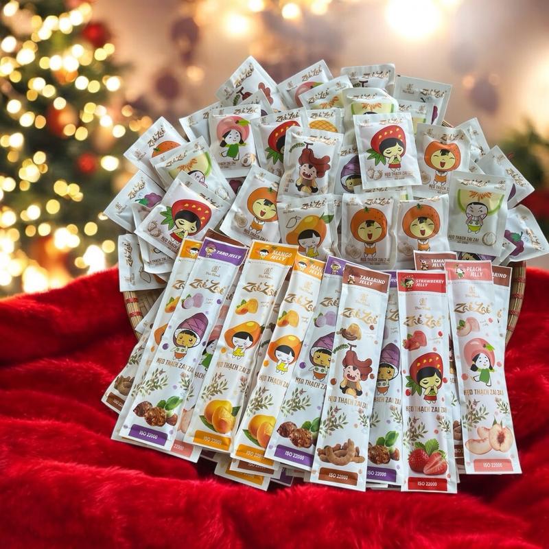 1kg Thạch Zai Zai Đức Hạnh mix nhiều vị trái cây Ăn Vặt Snack Food