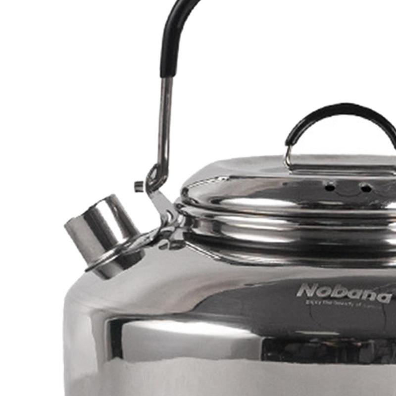 Product Introduction of Camping Water Kettle Teapot Coffee Pot Portable Outdoor Kitchenware Cook Pot Water Boiler Tea Kettle for Camp Travel Mountaineering Picnic 1