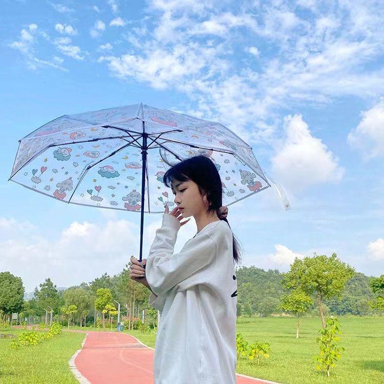 Product Introduction of Ô Trong Suốt Kuromi Hai Chiều Phong Cách Nhật Bản Mềm Mại Cho Bé Gái, Phim Hoạt Hình Anime Kuromi, Nhân Vật Nổi Tiếng Trên Internet Cinnamoroll Babycinnamoroll, Gấp Gọn, Thích Hợp Cho Học Sinh, Năm 2024 4