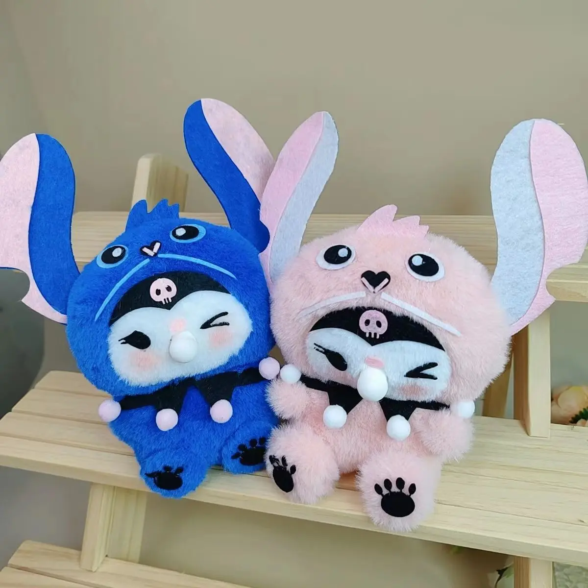 Recording Little Library Stitch Bubble Blowing Squeaky Doll DIY Kit Doll Pendant