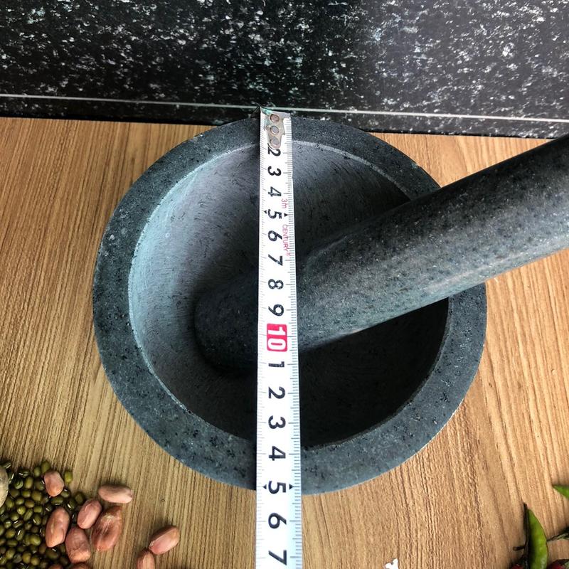 Bộ chày cối đá đánh bong ĐK 15cm 3