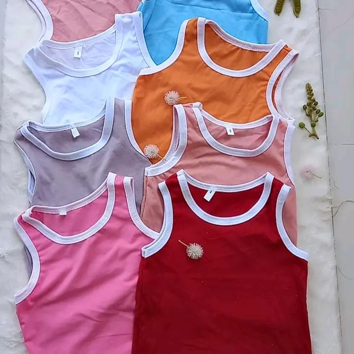 (5-18kg) Combo 10 Áo Chục Ba Lỗ Cho Bé Trai Bé Gái.