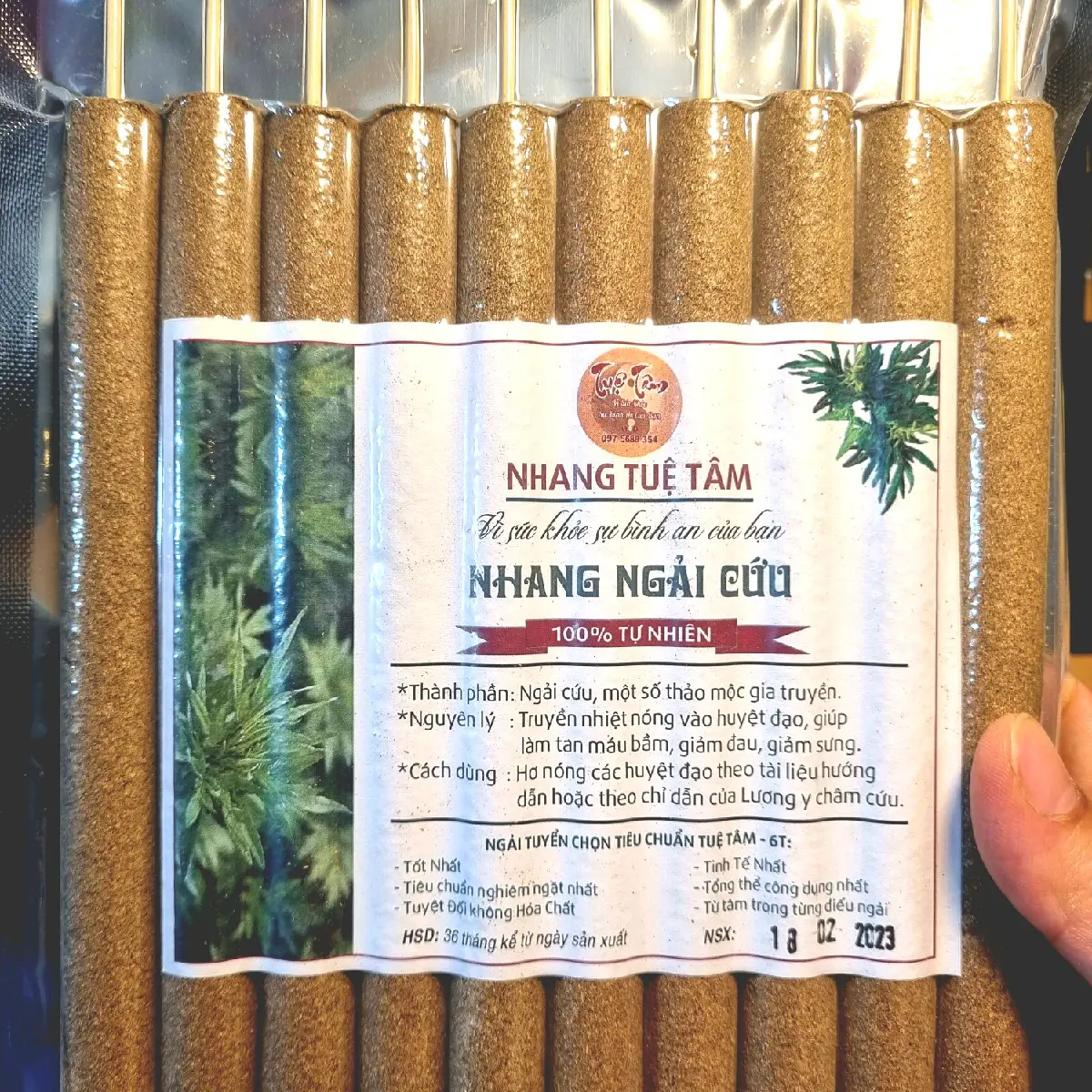 nhang ngải cứu tự nhiên